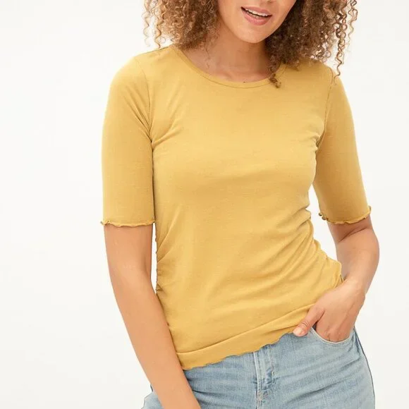 MYSTREE CUPRO MODAL RUCHED TOP - Picture 2 of 6